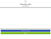 Tablet Screenshot of cantongardenhalifax.com